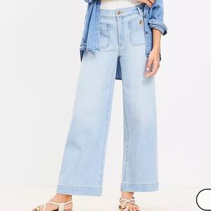 LOFT Light Blue Flare Jeans